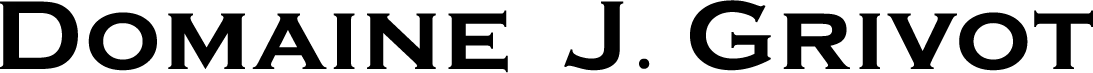 logo noire domaine J. Grivot